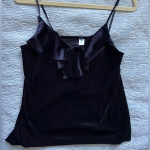 Old Navy Velvet vNeck Spaghetti Strap Top - NWOT